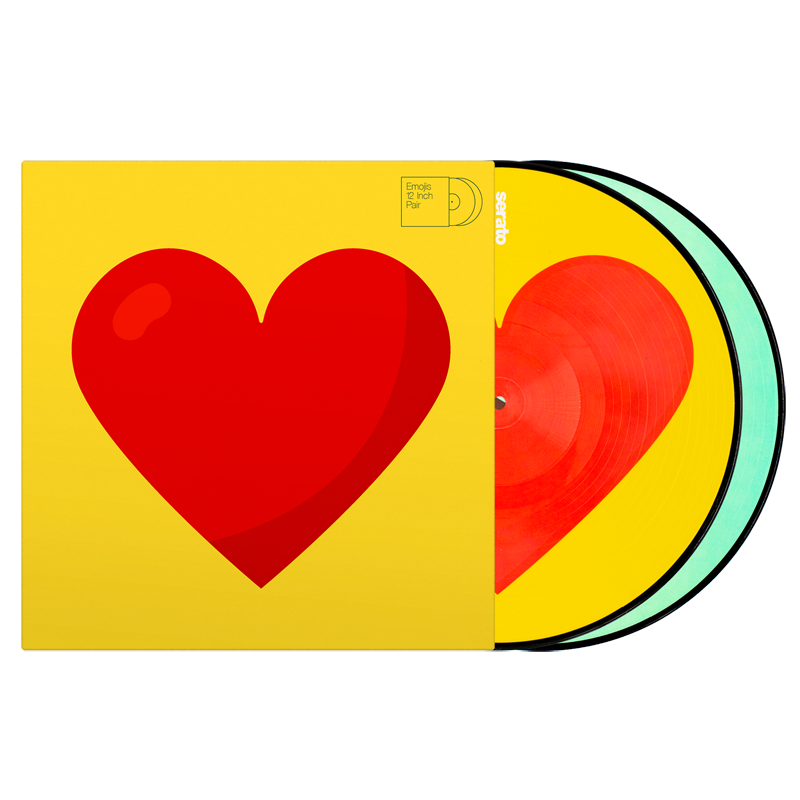 Serato 2 X 12" Emoji Series Donut/Heart