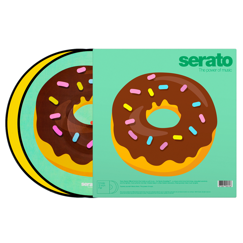 Serato 2 X 12" Emoji Series Donut/Heart