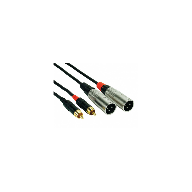 Rock Cable Cinch-2x XLRm RCSI*MXC